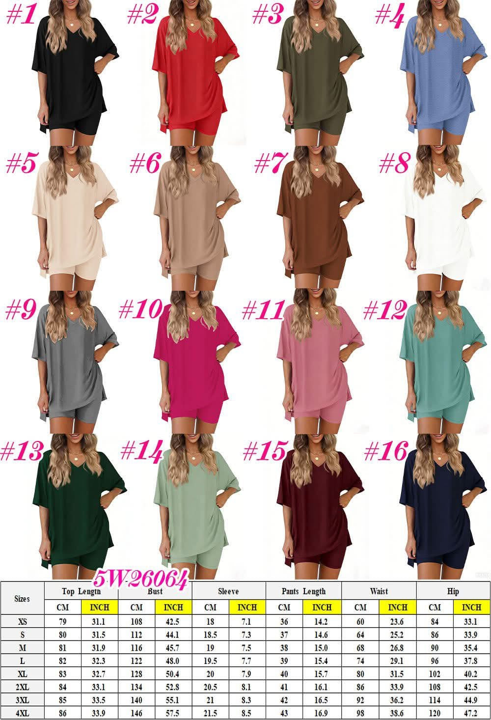 V-neck Adult Comfy Set